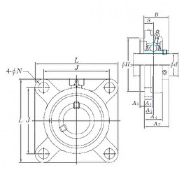 Bearing UCFS308 KOYO #1 image