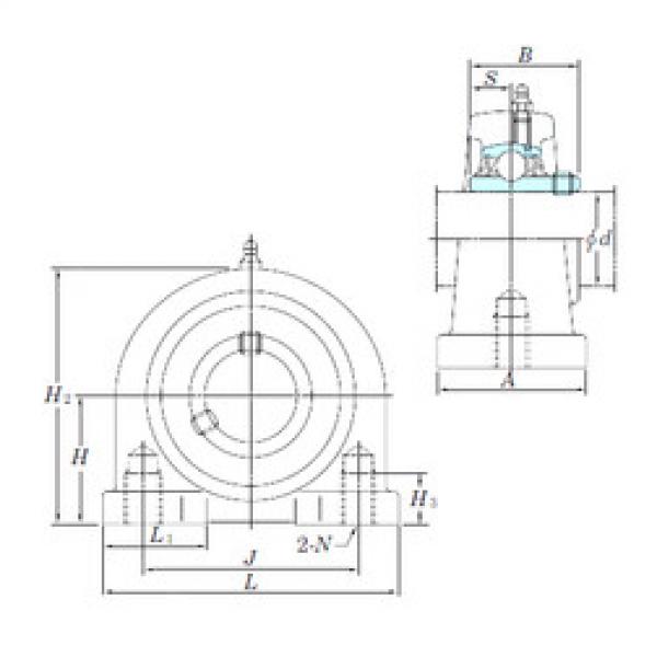 Bearing UCPA201 KOYO #1 image