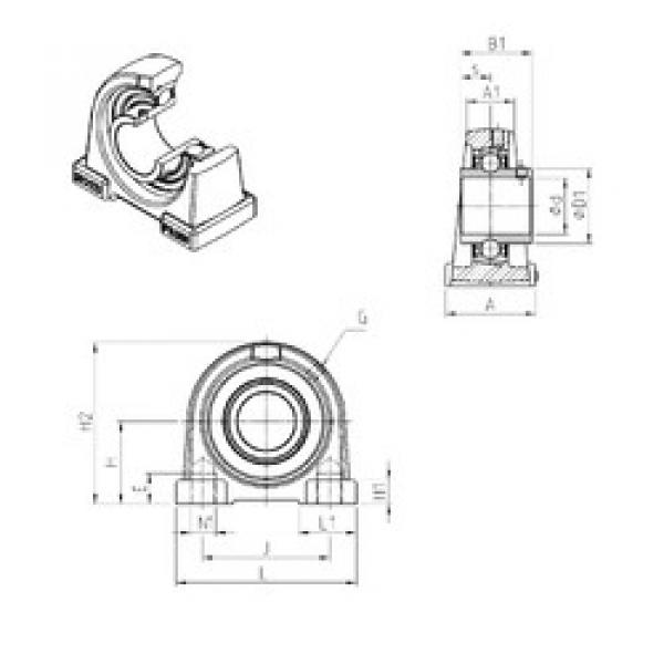 Bearing UCPAE205 SNR #1 image