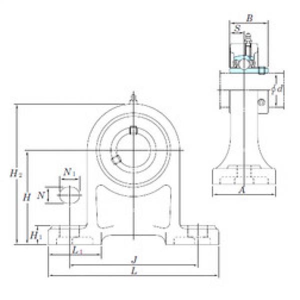 Bearing UCPH201-8 KOYO #1 image