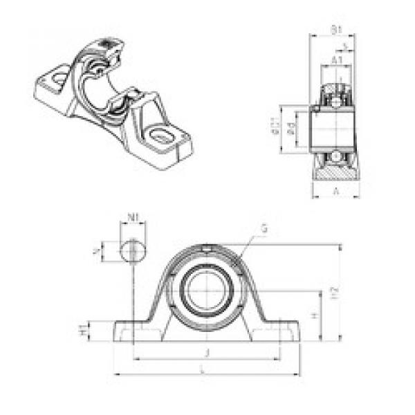 Bearing UCPLE201 SNR #1 image