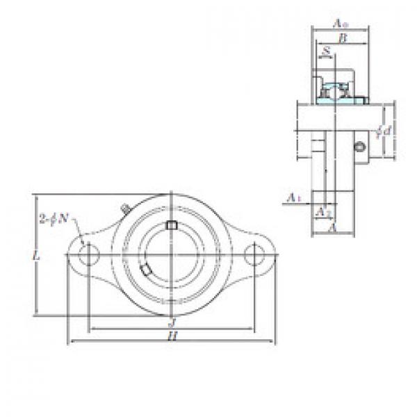 Bearing UCSFL204H1S6 KOYO #1 image