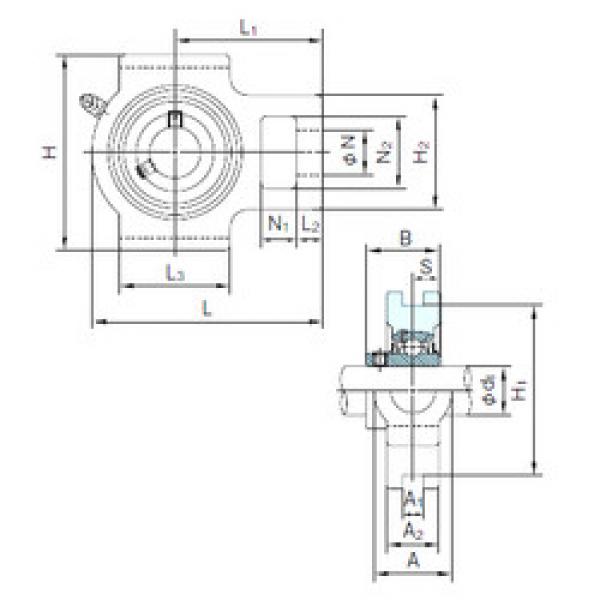 Bearing UCT201 NACHI #1 image