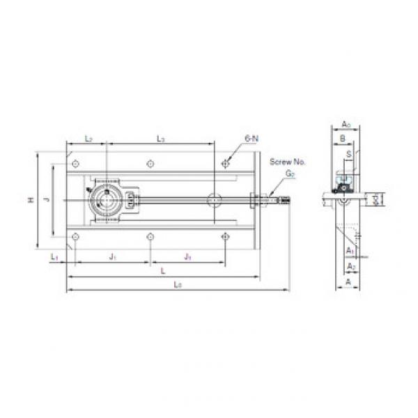 Bearing UCT202+WB NACHI #1 image