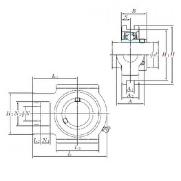 Bearing UCT201-8E KOYO #1 image