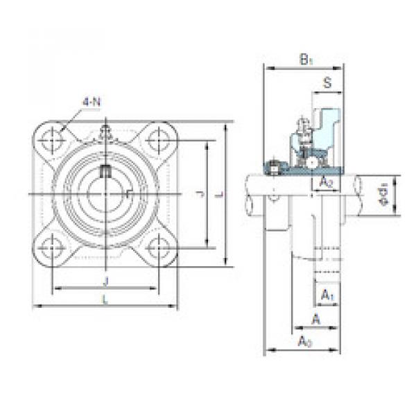 Bearing UGF207 NACHI #1 image