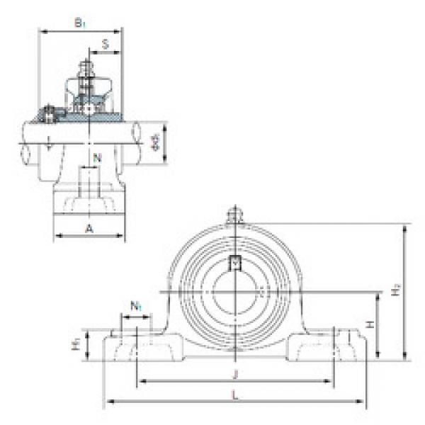 Bearing UGP206 NACHI #1 image