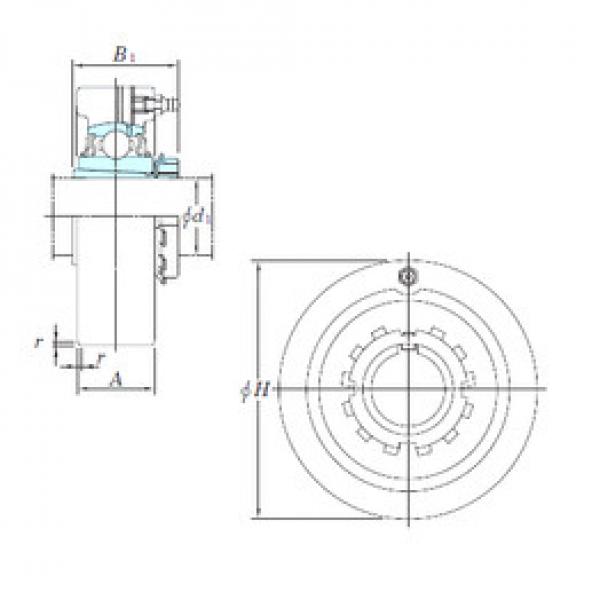 Bearing UKC205 KOYO #1 image