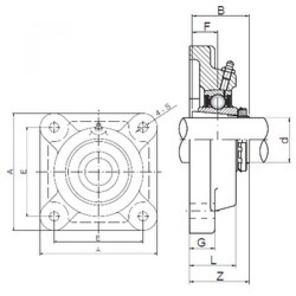 Bearing UKF208 ISO #1 image