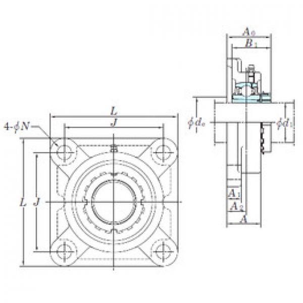 Bearing UKF208 KOYO #1 image