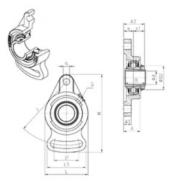 Bearing UKFA207H SNR #1 image