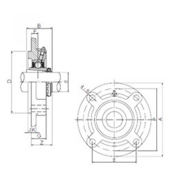 Bearing UKFC205 ISO #1 image