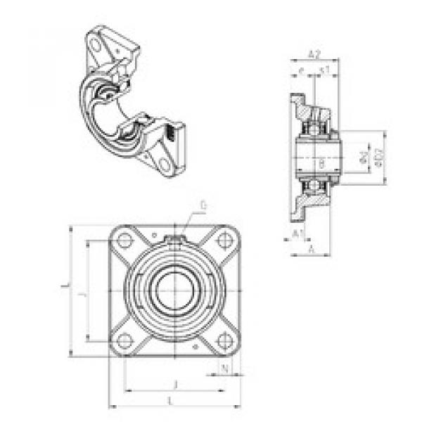 Bearing UKFE205H SNR #1 image