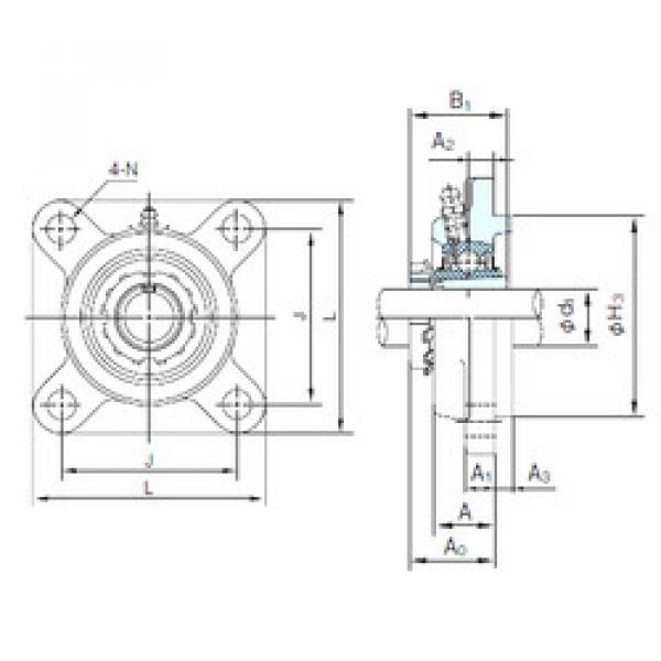 Bearing UKFS316+H2316 NACHI #1 image