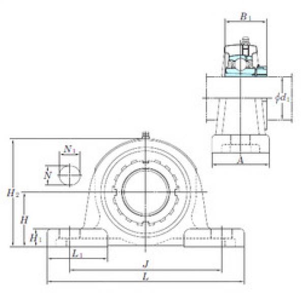 Bearing UKP207 KOYO #1 image