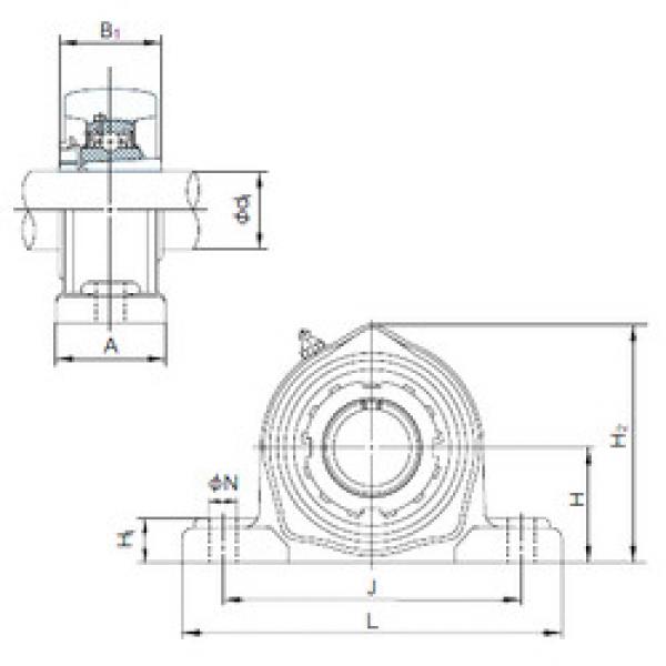 Bearing UKPK317+H2317 NACHI #1 image