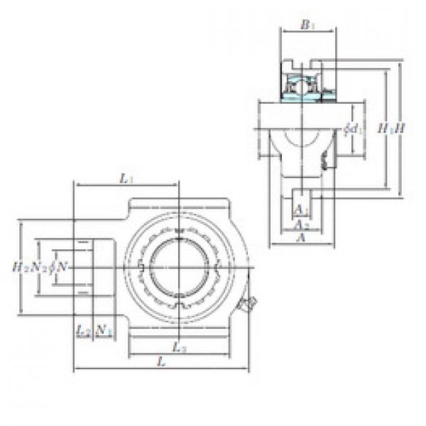 Bearing UKT205 KOYO #1 image