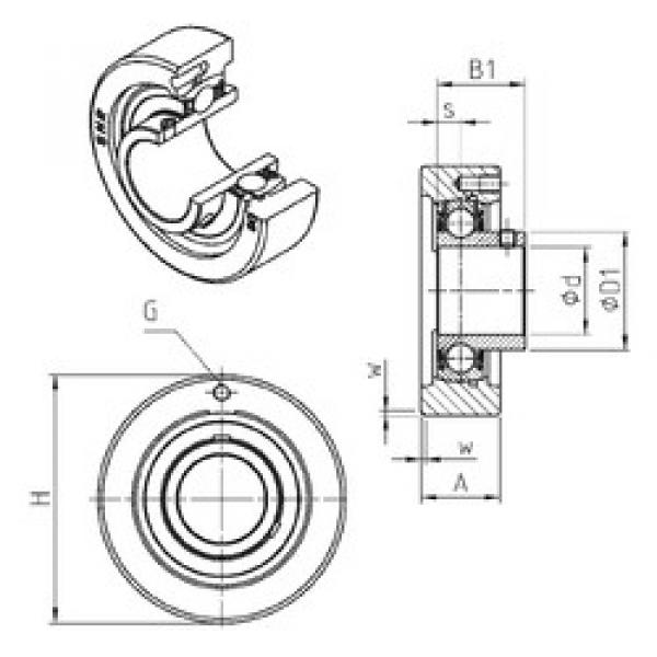 Bearing USC201 SNR #1 image