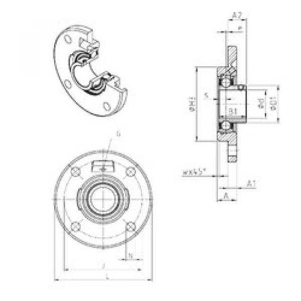 Bearing USFCE206 SNR #1 image