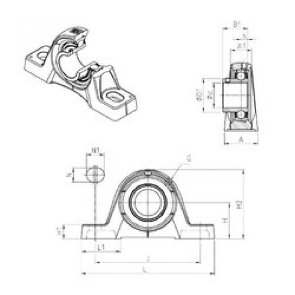 Bearing USPE202 SNR #1 image