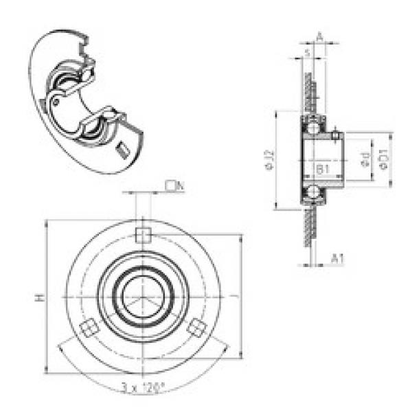 Bearing USPF205 SNR #1 image