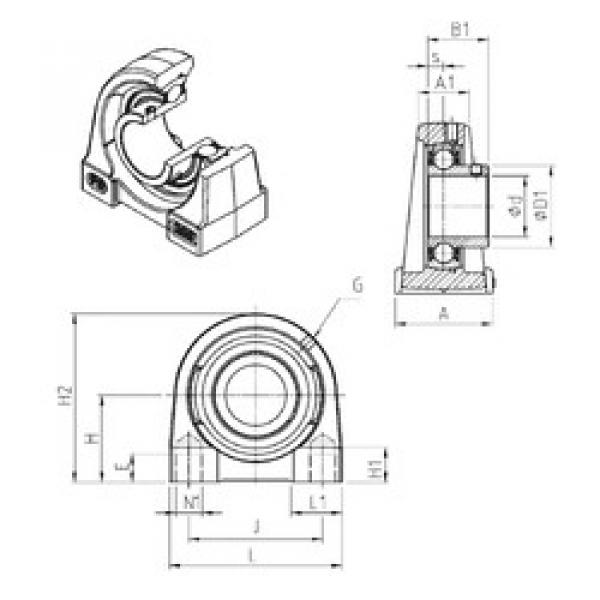 Bearing USPG206 SNR #1 image