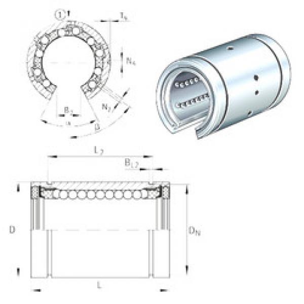 Bearing KBO12 INA #1 image