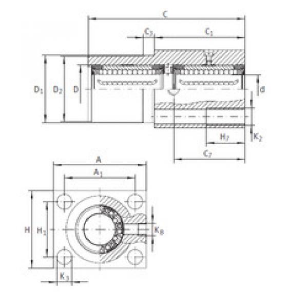 Bearing KTFN 16 C-PP-AS INA #1 image