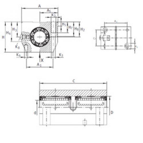 Bearing KTN 16 C-PP-AS INA #1 image