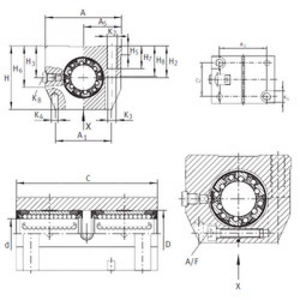 Bearing KTNS 20 C-PP-AS INA #1 image