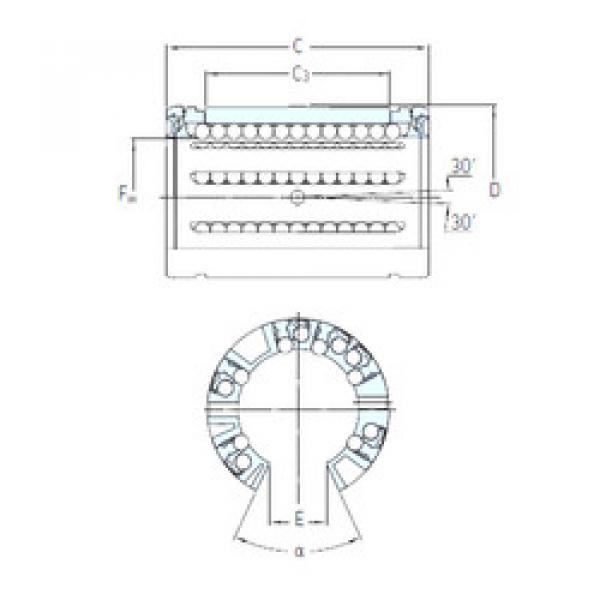 Bearing LBCF 20 A SKF #1 image