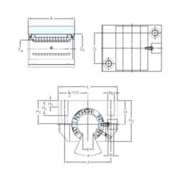 Bearing LUNF 50 SKF #1 image