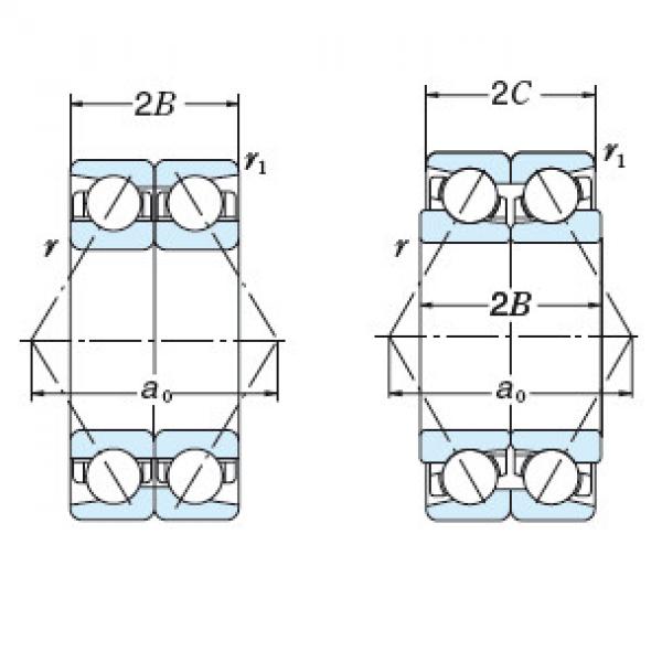 Bearing NSK Ball 7028BX DF #2 image